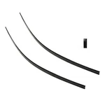 Rear Bumper Trim W/ Center Clip Black Fits 1983-1986 Chevy Monte Carlo Ss. Fixed Price $55.38.