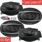 4X Pioneer TS-A6960F 450 Watts 6" 9" 4-WAY Car Audio Coaxial Speakers Ohms. Fixed Price $134.99.