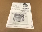 Vintage Philco Auto Radio Service Manual Model C5705 , P-5701. Fixed Price $7.96.