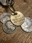 1967 Chevrolet El Camino, Brass Key Fobs. Fixed Price $14.95.