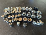 Vintage Gm Delco Radio Knob Bezels Lot Cadillac Chevrolet Buick Olds Pontiac. Fixed Price $99.00.
