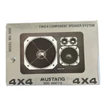 2 Mustang 4X4 MU-300 Stereo 300W Car Audio Component System. Fixed Price $299.99.