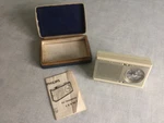 Vintage "philips Model LOX90T" Transistor Radio ( With Inst And Original Box).. Fixed Price $15.99.