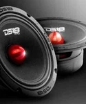 4X DS18 PRO-GM6.4B 6.5" Red Bullet Loud Speakers 1920W Ohm. Fixed Price $119.00.