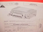 1959 Motorola Am Radio Service Manual GV-701 Chevrolet Ford Chrysler Dodge. Fixed Price $14.99.