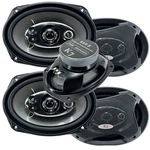 4X Audiotek K7 6X9 1400 Watt 5-WAY Red Car Stereo Coaxial Speakers- K69.5. Fixed Price $93.99.