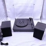 Vinyl Record Player With Two Stereo Speakers, Bluetooth Playback Turntable. Fixed Price $81.49.