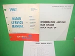 1967 Buick Pontiac Gto Delco Reverberation Amplifier Radio Service Shop Manual. Fixed Price $25.99.