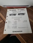 Pioneer TP-6006 TP-7007 Radio Service Manual *original*. Fixed Price $11.28.