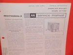 1967 Amc Rambler Marlin Rebel Ambassador Motorola Am-fm Radio Service Manual. Fixed Price $21.99.