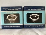 2X Vintage Radio Shack Realistic 3.5" Auto Speaker 40-1325A Dual Cone Qty. Fixed Price $45.00.