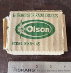 Vintage Olson 6-TRANSISTOR Radio Chassis Model KB-145 New Old Stock Part Japan. Fixed Price $46.00.