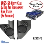 Custom Autosound KCB-55/6 1955-56 Chevy Bel Air Kick Panels No Speakers. Fixed Price $124.95.