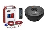 Jbl Basspro Hub 11" Spare Tire Subwoofer W/ Remote, 8 Gauge Amplifier Wiring Kit. Fixed Price $449.99.