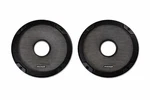 Kicker 6.5 Speaker Grilles Covers Pair Black Car Audio Protectors Clean. Fixed Price $14.95.