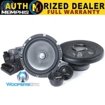 Memphis MS60C 6.5" Car 150W Component Mids Speakers Tweeters Crossovers New. Fixed Price $198.00.
