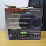 Craig AG1110K Stereo Cassette Player Am Fm Radio 2 SG310 Powerplay Speakers 6.5". Fixed Price $189.99.