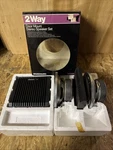 Vintage Sparkomatic 2-WAY Door Speakers 25-50W No Grill Covers. Fixed Price $47.95.