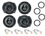 Soundstream 4X AF.653 300W 6.5" Front/rear Coaxial Speakers (for 2013-UP Ford). Fixed Price $119.00.
