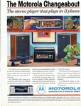 1971 Print Ad Of Motorola Changeabout TM718S Track Stereo Player Home Car Boat. Fixed Price $9.99.