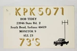 KPK5071 Bob Tidey South Bend Indiana Cb Radio Qsl Postcard Truck Graphic 70S. Fixed Price $7.95.
