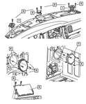 Genuine Mopar Speaker Rear 56043085AC. Fixed Price $72.58.