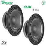 2X Timpano Shallow Mount 6.5" Pro Audio Speakers TPT-MB6-4 Slim Ohm 1200 Watts. Fixed Price $49.90.