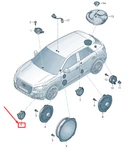 New Audi Q2 Ga A-pillar Treble Speaker 8V0035399C. Fixed Price $93.62.