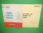 1967 Cadillac Limousine Imperial Delco Wonder Bar Am Radio Service Shop Manual. Fixed Price $21.99.