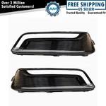 Fog Light Bezel Set Chrome & Black Fits 2014-2019 Chevrolet Impala. Fixed Price $40.95.