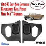 Custom Autosound KNOV62/3 1962-63 Chevy Nova Convertible Kick Panels & Speakers. Fixed Price $179.95.