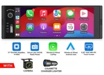 Eonon X3U 6.28" Touch Screen 1DIN Wireless Carplay Android Auto Stereo Radio. Fixed Price $93.86.