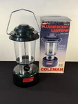 Vintage Coleman 5355-700 Twin Tube Fluorescent Lantern W/ Box Untested. Fixed Price $12.95.