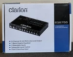 Clarion EQS-755 7-BAND Graphic Equalizer W/ Front 3.5MM Aux Input & Rear Rca. Fixed Price $100.00.
