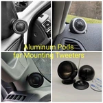 Pioneer Ts -A1300C, Aluminum Pods For Tweeters ( Serie). Fixed Price $65.00.