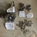 Lot Of Nos Gm 60 Antenna Bezels 3923952 3863220 3849189 3979307. Fixed Price $199.00.