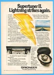 1980 Pioneer Kp 7500 Supertuner Ii Cassette Car Stereo Ts 698 Speaker Vintage Ad. Fixed Price $11.49.