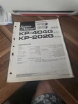 Pioneer KP-202G KP-404G Car Radio Service Manual *original*. Fixed Price $15.99.