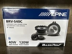 Alpine BRV-S40C 4" Bassrev Series Component Speaker System. Fixed Price $289.95.
