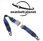 60" 2-POINT Lap Seat Belt Lift Latch Buckle With Snap Hook Anchors Custom Colors. Fixed Price $37.95.