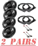 Pioneer Tsg 6.5" 300 Watt Front/rear Door Speakers For 2006-2014 Honda Ridgeline. Fixed Price $159.99.