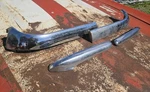 Oe Gm 1958 Chevy Impala Bel Air Chrome Grille Bar Trim Fender Extensions. Fixed Price $249.00.