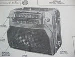 1950 Cadillac 7258755 Radio Photofact. Fixed Price $10.00.