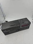 Vintage Sears Roebuck Am/fm Cassette Clock Radio Tape 225.23415. Fixed Price $26.39.