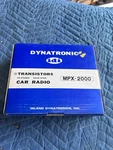 Vintage New Box Dynatronic Mpx 2000 Car Radio Usa Made. Fixed Price $150.00.