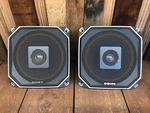 Vintage Sony XS-602 Car Component Speakers Front Rear Aluminum Japan 1/2 2-WAY. Fixed Price $345.00.
