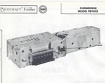 1957 Oldsmobile 989001 Deluxe Car Radio Photofact Manual Gm Delco Am. Fixed Price $11.04.