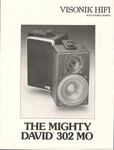 1979 Visonik Mighty David 302 Mo Speakers Dealer Brochure Vintage Hifi Audio. Fixed Price $12.50.