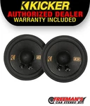 Kicker 51KSC2704 2.75" Series 4-OHM Midrange Car Speakers. Fixed Price $50.96.