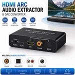 Hdmi Arc Audio Extractor Pro 192KHZ Dac Converter Optical For Soundbar Tv. Fixed Price $20.99.